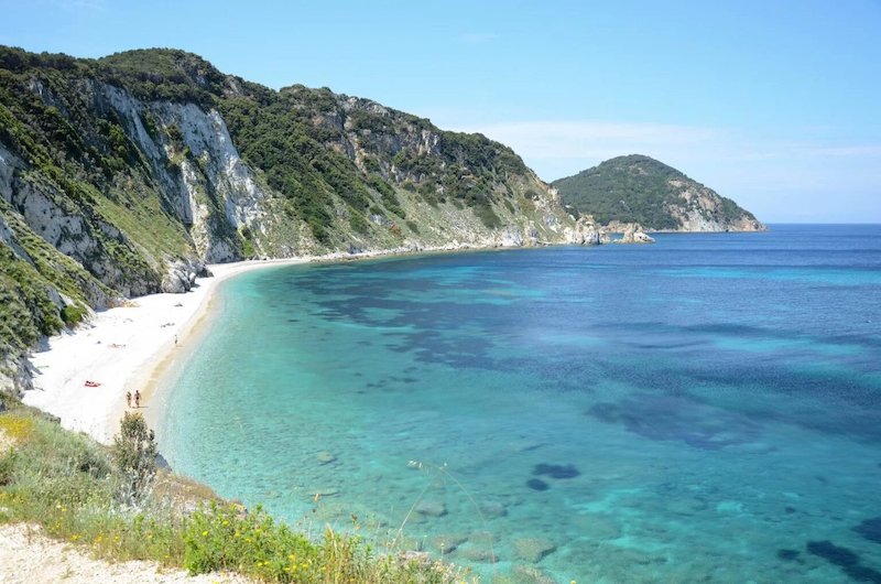 Spiaggia di Sansone na Ilha de Elba