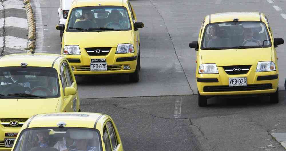 Táxis em Bogotá