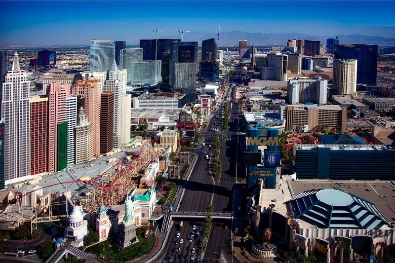 Avenida The Strip em Las Vegas