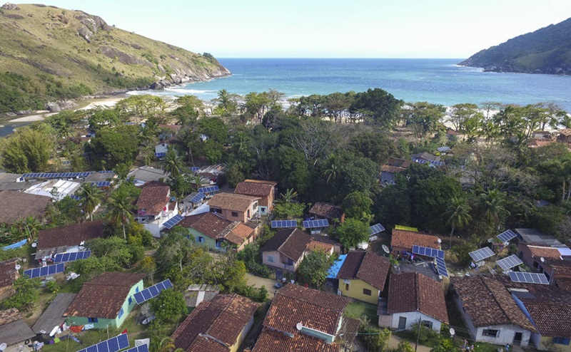 Vila na praia do Bonete na cidade de Ilhabela