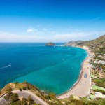 Vista da Praia de Maronti em Ischia