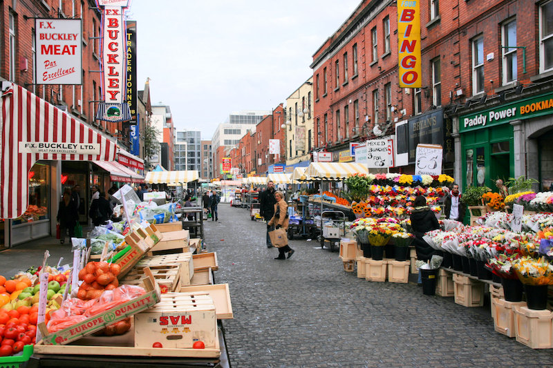 Mercados de rua em Dublin