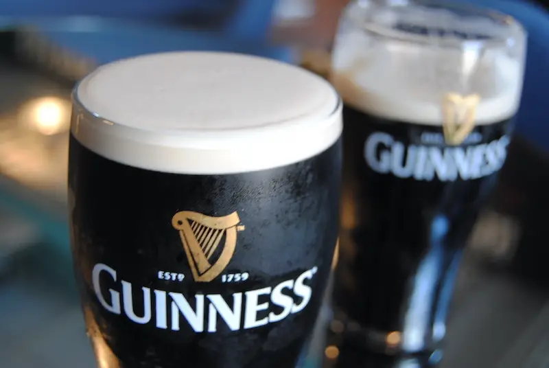 Copos degustação Guinness Storehouse em Dublin