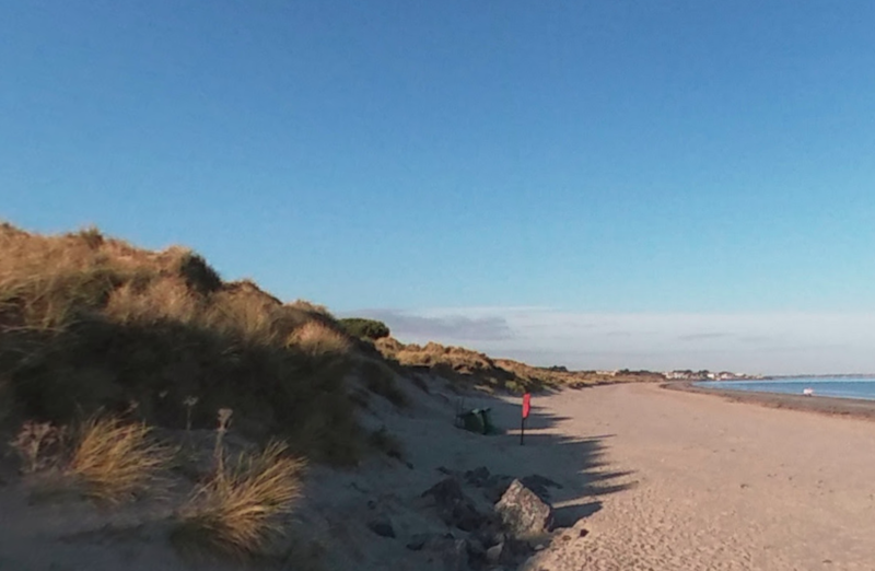 Praia Portmarnock em Dublin