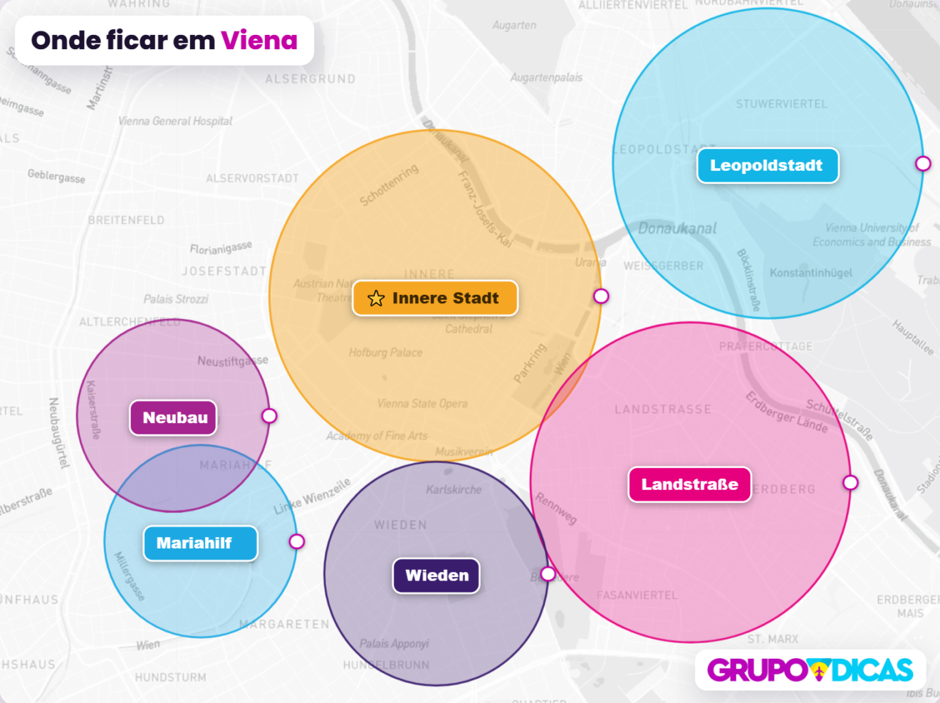 Mapa de Viena Mapa de Viena