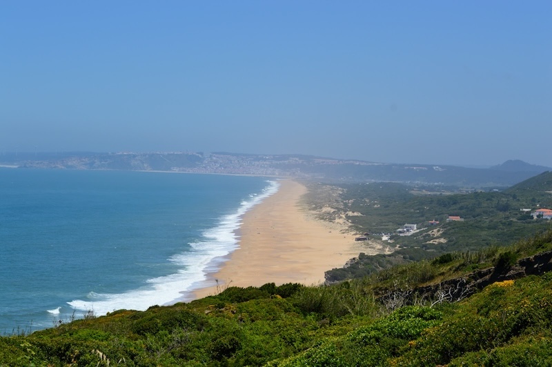 Praia do Salgado na Nazaré