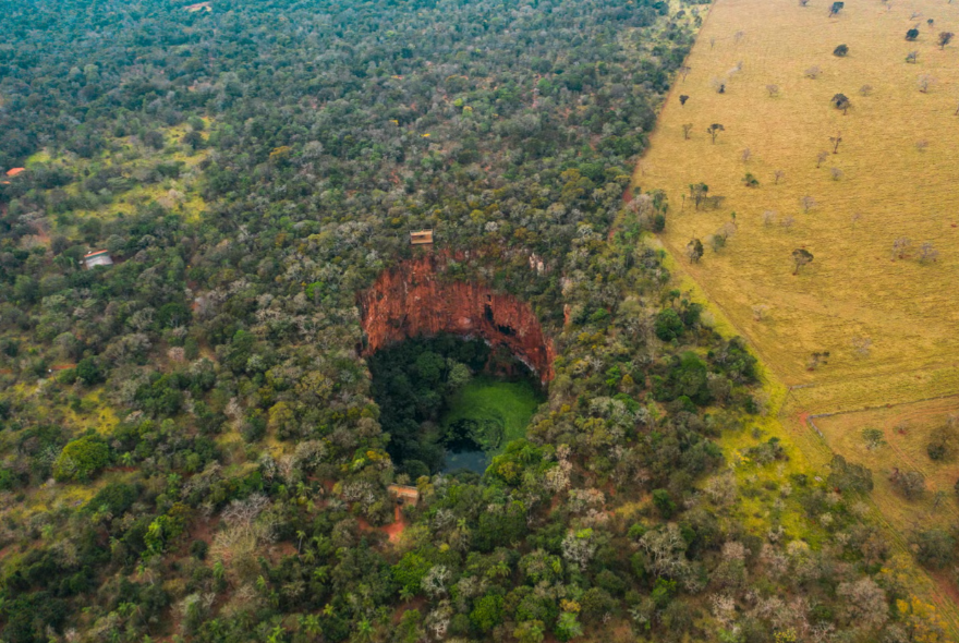 Vista aérea Buraco das Araras