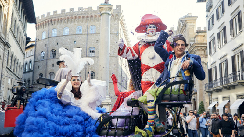 Desfile de Carnaval em Florença