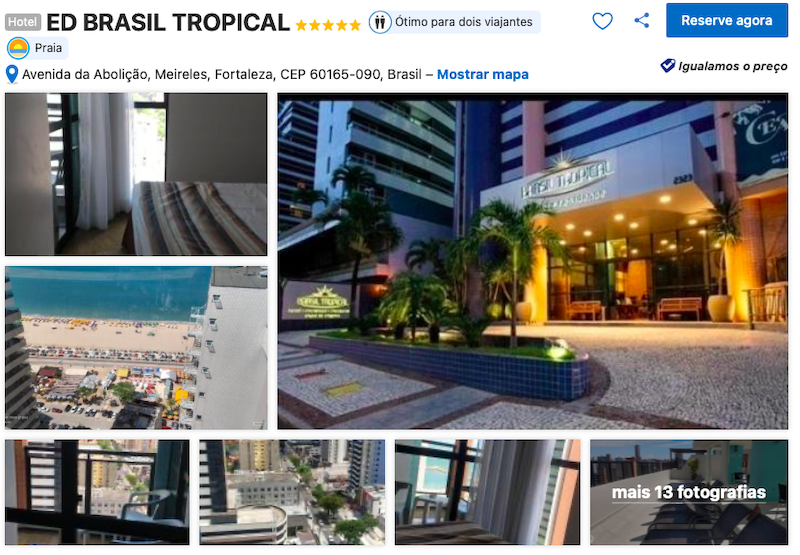 Hotel ED Brasil Tropical em Fortaleza