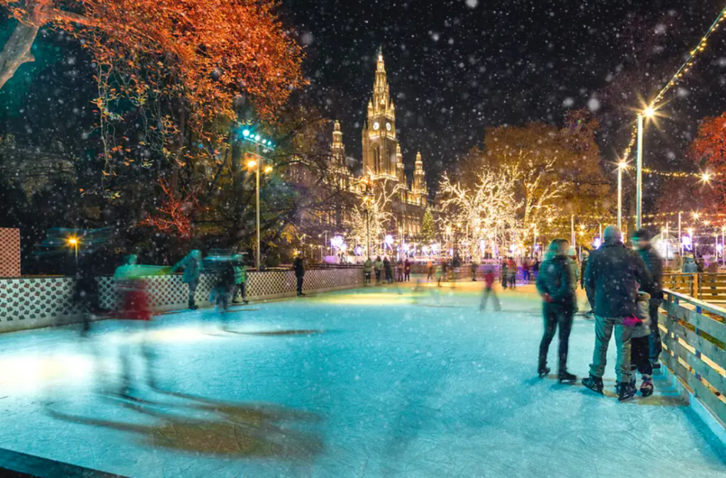 Patinação no gelo em Viena