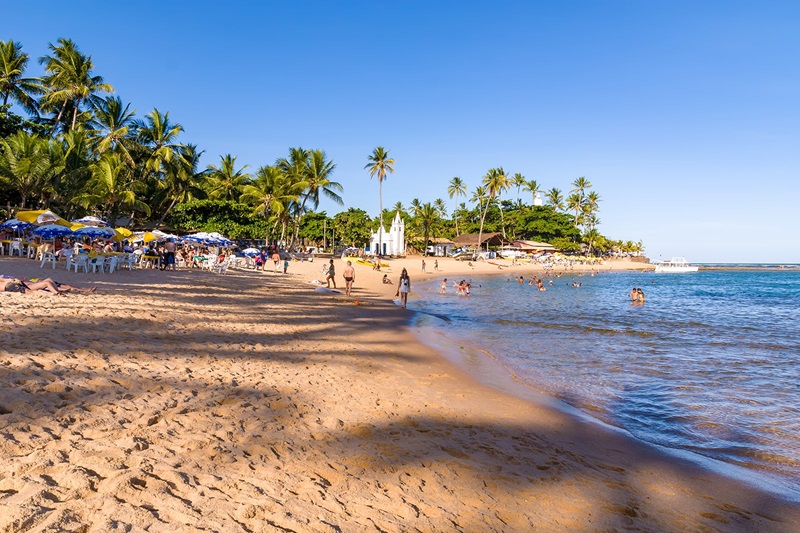 Praia do Forte em Mata de São João na Bahia 