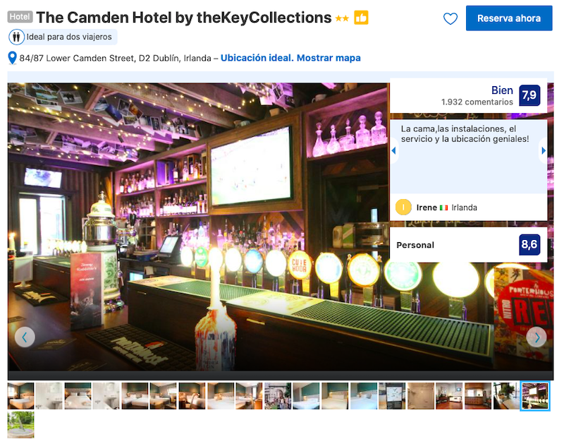 Camden Hotel em Dublin