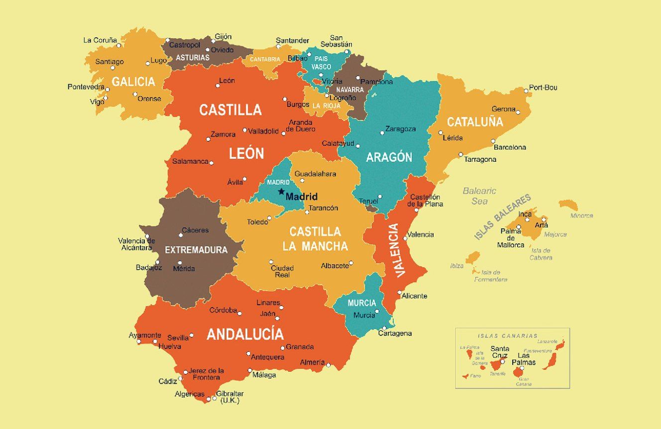 Principais cidades turísticas da Espanha