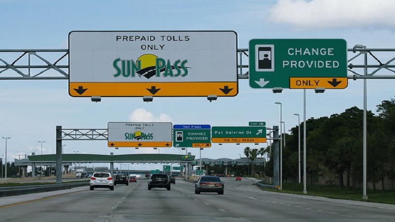 Pedágio e SunPass em Miami