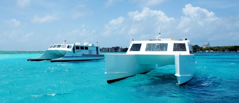 Ferry boat de San Andrés até a Ilha de Providência