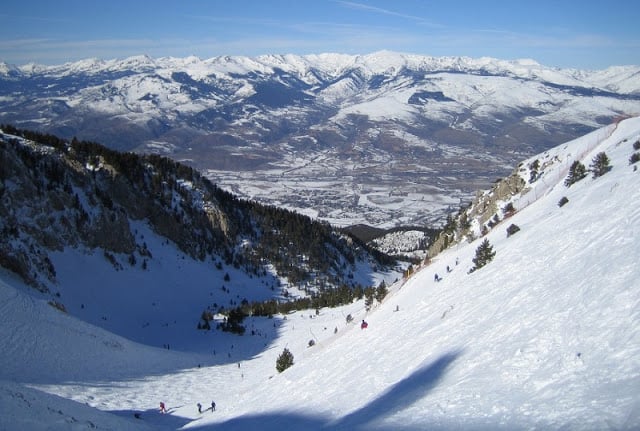 Esquiar em La Masella em Barcelona