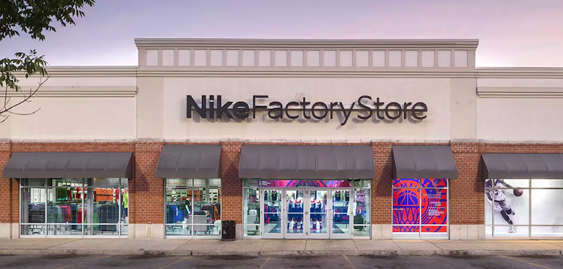 Nike Factory Store próximo a Chicago