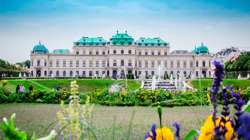 Palácio Belvedere, em Viena