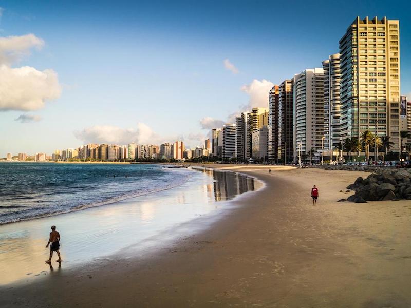 Praia de Iracema  em Fortaleza