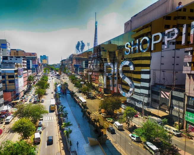 Shopping Paris em Assunção no Paraguai