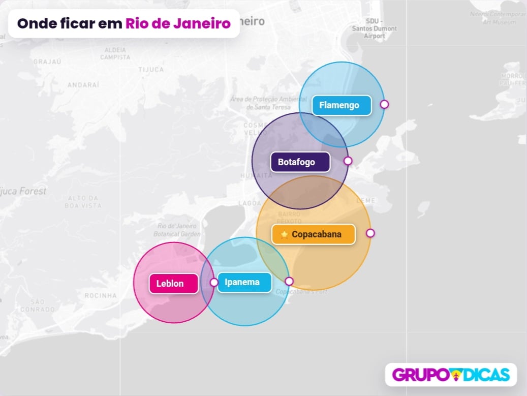 Mapa do Rio de Janeiro Mapa do Rio de Janeiro