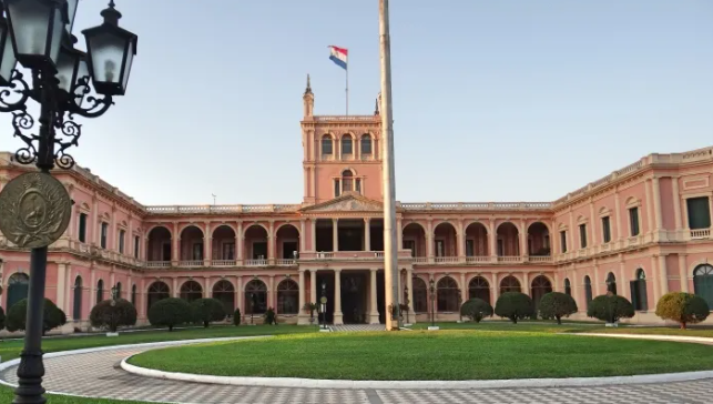 Centro histórico de Assunção no Paraguai