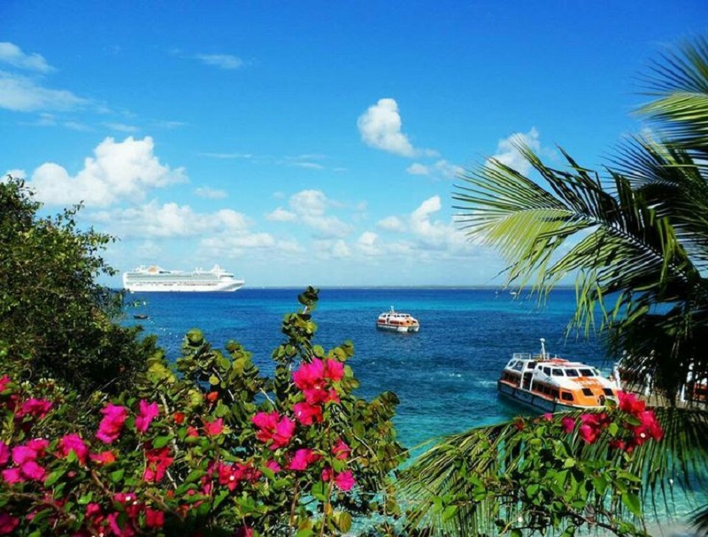 Beleza da Isla Catalina na República Dominicana