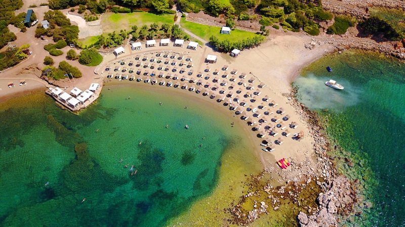 Praia de Cabo Sounion em Atenas