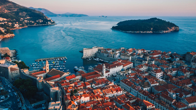 Mar Adriático em Dubrovnik