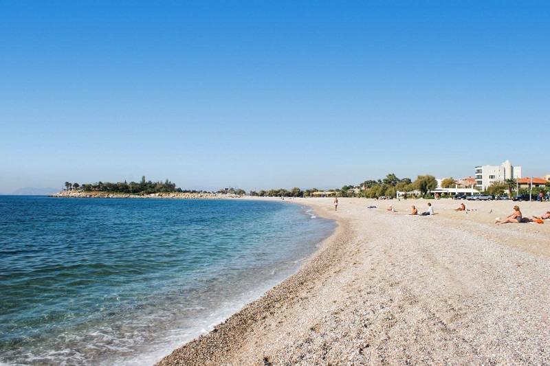 Praia de Glyfada em Atenas