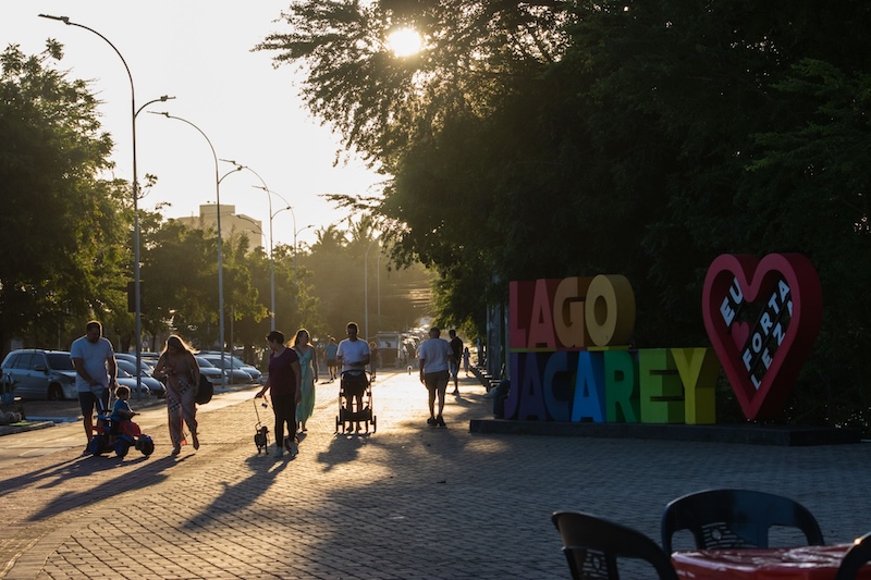 Lago Jacarey em Fortaleza