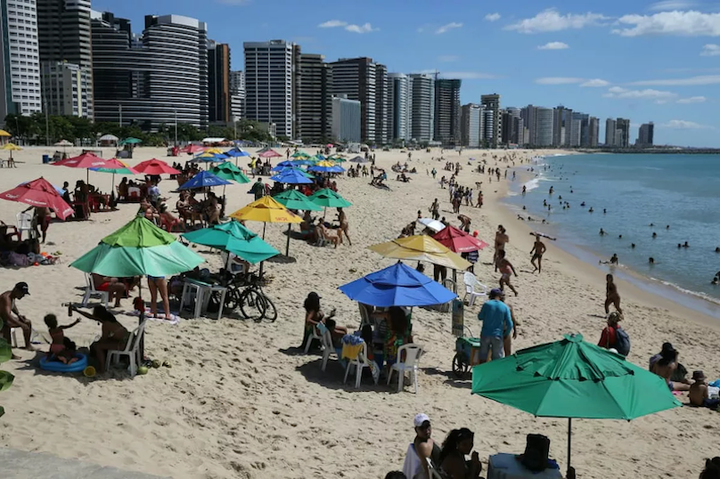 Praia de Meireles em Fortaleza