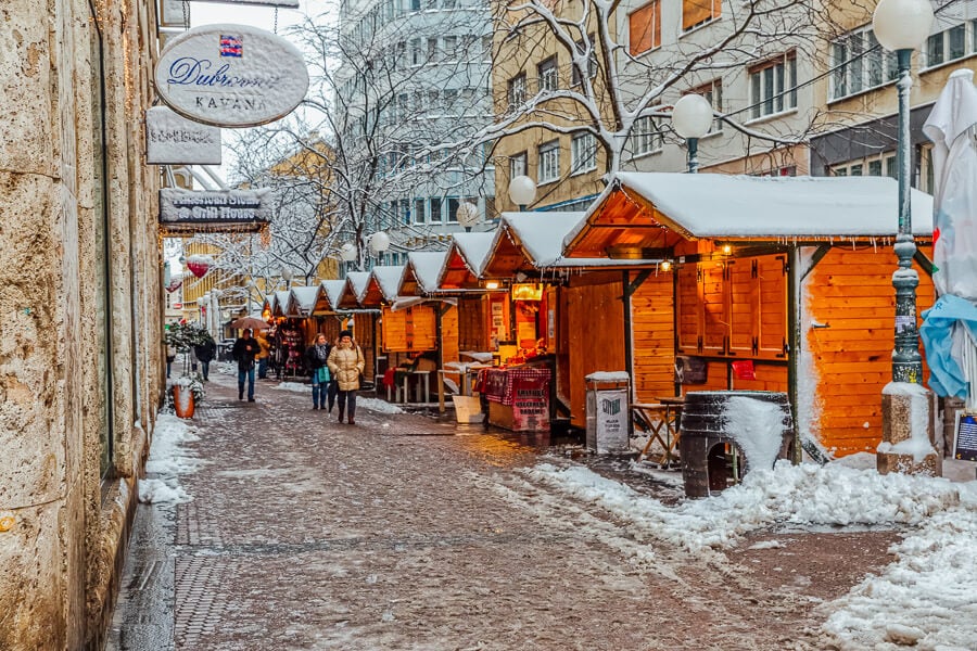 Zagreb no inverno