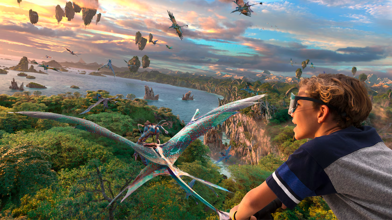 Avatar Flight of Passage no Animal Kingdom da Disney Orlando