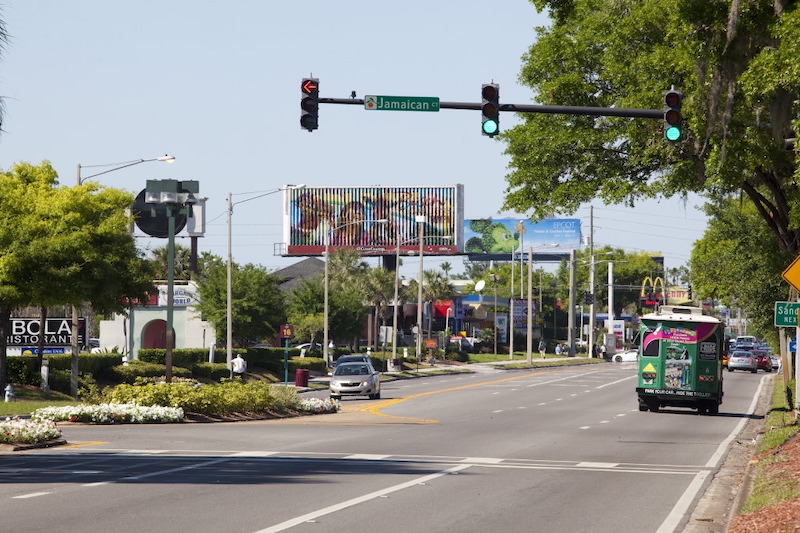 Avenida International Drive em Orlando