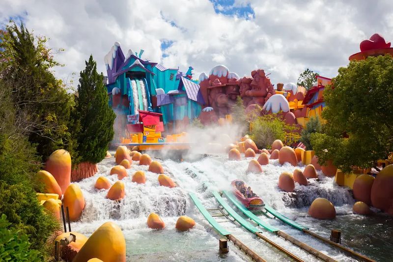 Dudley Do-Right's Ripsaw Falls no Islands of Adventure em Orlando