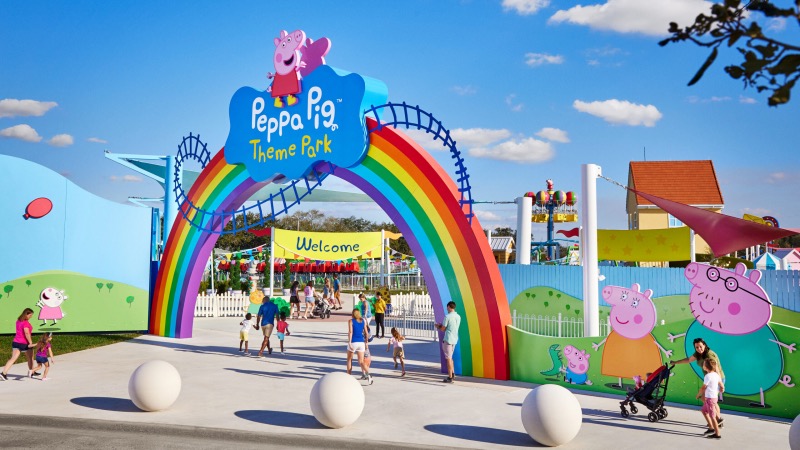 Entrada do Parque da Peppa Pig em Orlando