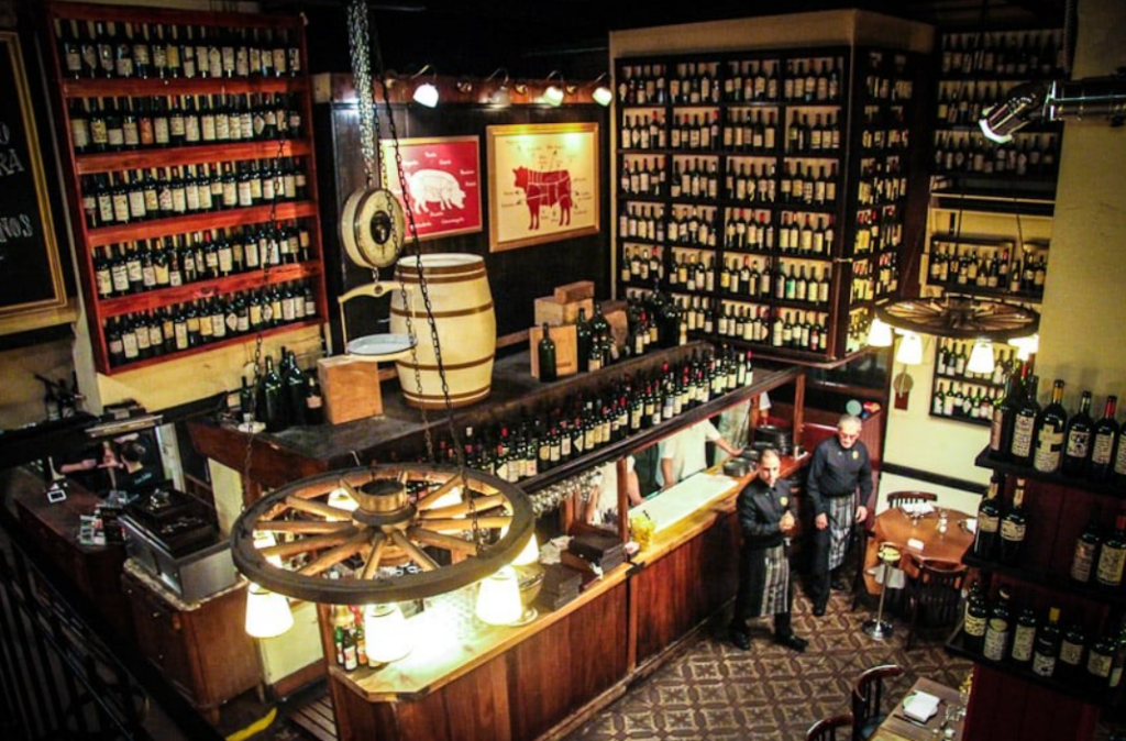 Interior do Don Julio em Buenos Aires