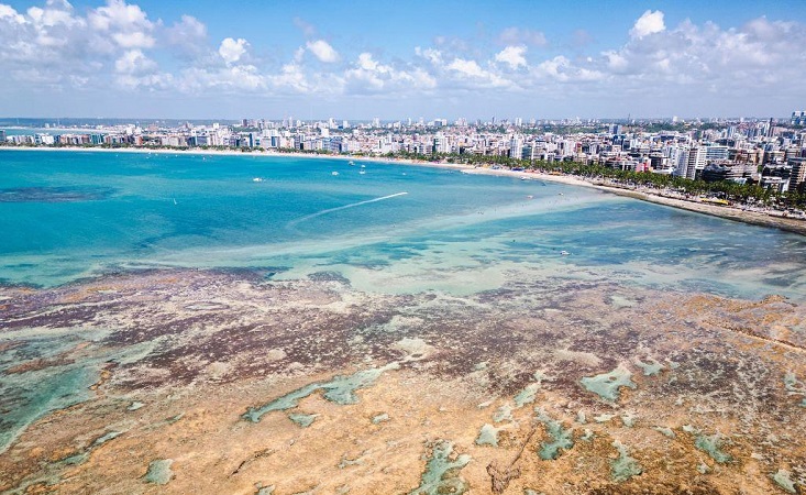 Beleza marítima da cidade Maceió