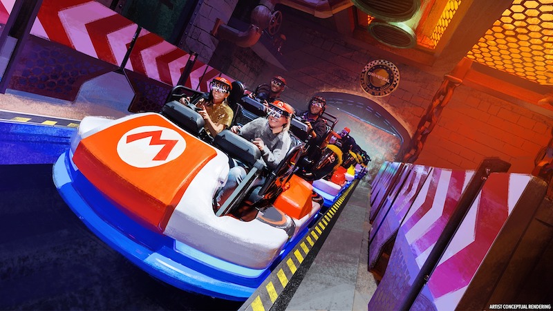 Mario Kart no Super Nintendo World na Universal Orlando