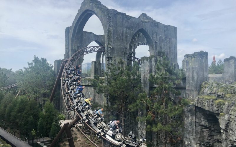 Hagrid's Magical Creatures Motorbike Adventure no Islands of Adventure em Orlando