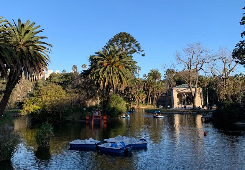 Parque Rodó em Montevidéu no Uruguai