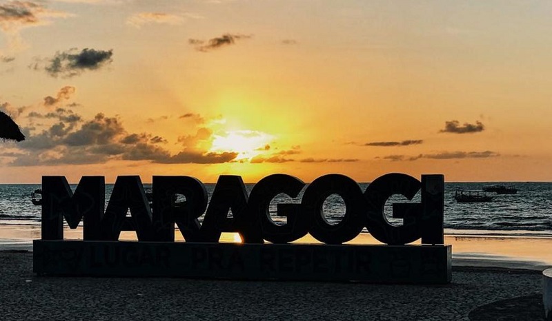 Pôr do sol em Maragogi