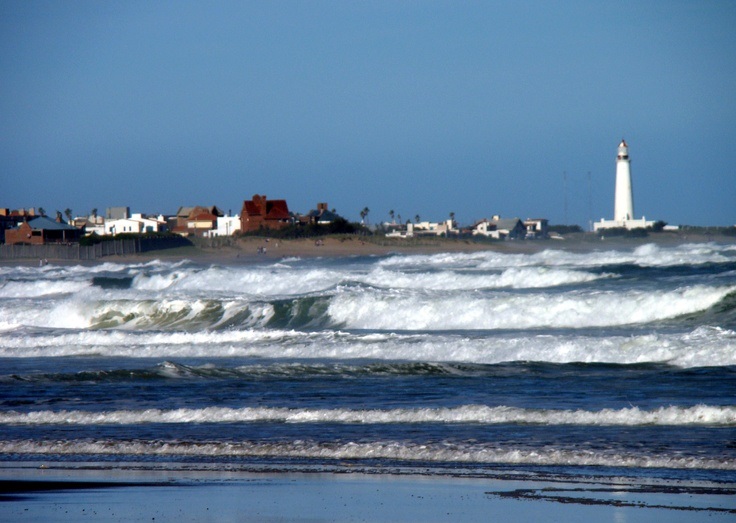 Praia em La Paloma no Uruguai