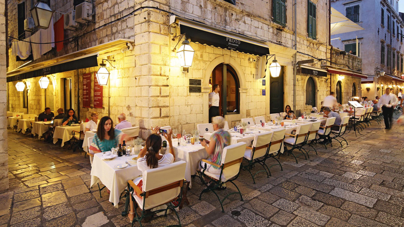 Cinco bons restaurantes em Dubrovnik