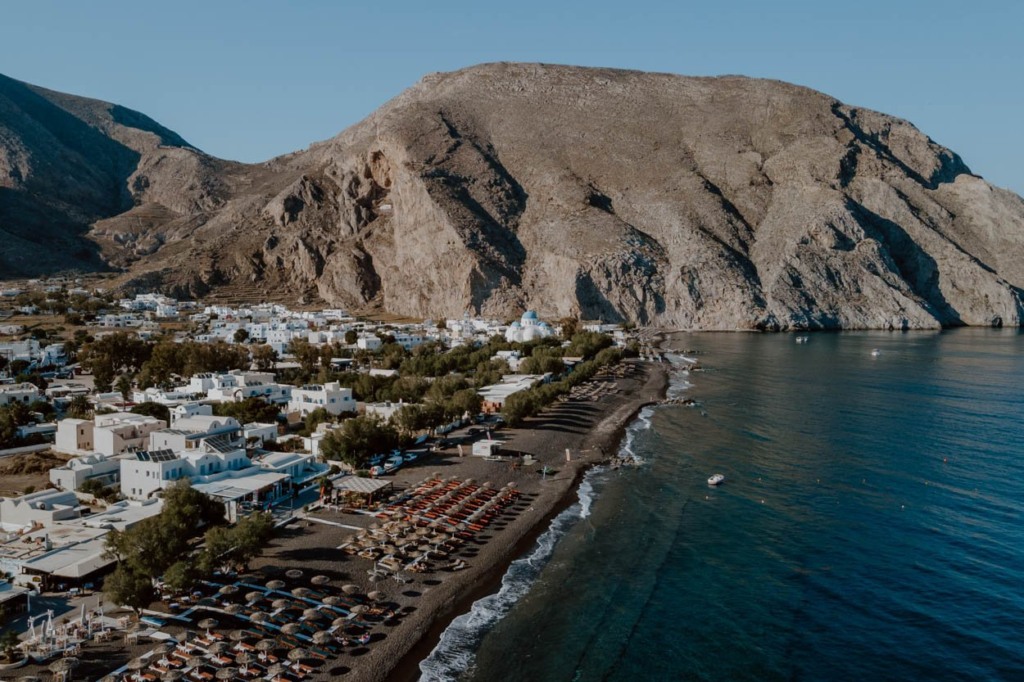 Praia de Perissa, Santorini