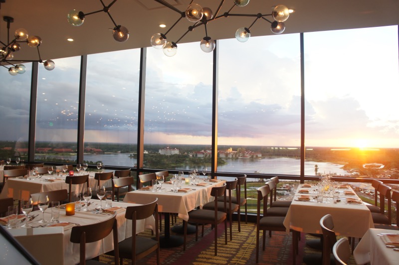 Vista do California Grill no Disney's Contemporary Resort em Orlando