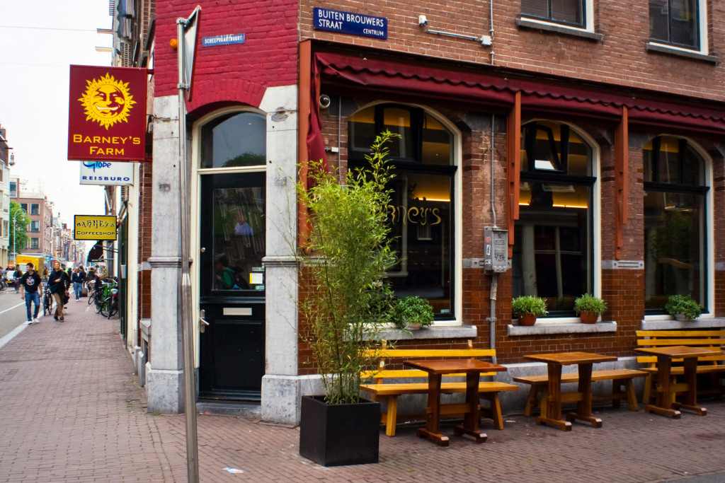 Barney’s Coffeeshop em Amsterdã