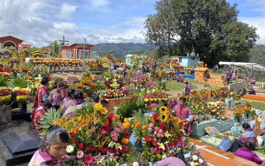 Celebração de Dia dos Mortos em Chiapas