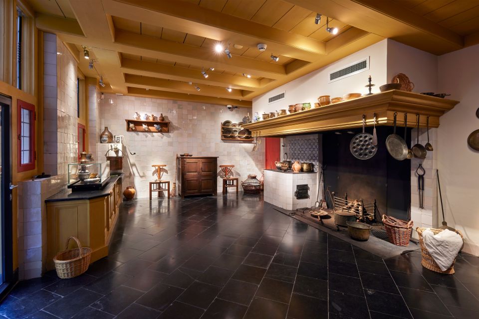 Cozinha no Museu Casa de Rembrandt em Amsterdã